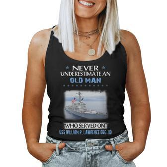 Uss William P Lawrence Ddg-110 Destroyer Class Father Day Women Tank Top Basic Casual Daily Weekend Graphic - Thegiftio UK