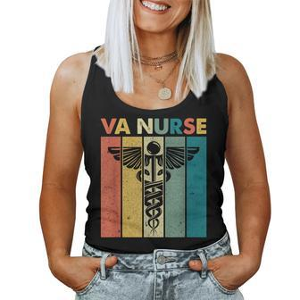 Va Nurse Retro Vintage Valentine For Nurse Va Nurse Retro Women Tank Top - Monsterry