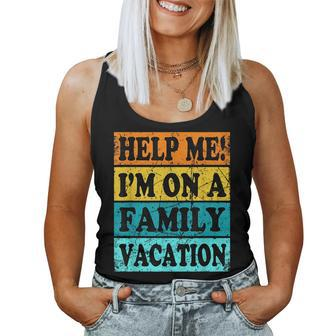 Vacation Vacay Mens Women Kids Family Matching Vacation Women Tank Top | Mazezy