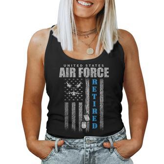 Veteran Of The United States Air Force Retired Women Tank Top - Monsterry CA