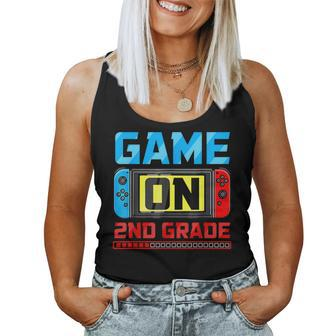 Video Game On 2Nd Grade Gamer Back To School First Day Boys Women Tank Top - Seseable