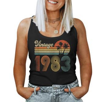 Vintage 1983 40Th Birthday 40 Years Old Women Tank Top - Monsterry AU