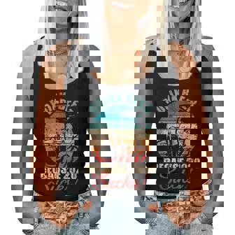 Vintage Chap Drink Beer Because 2020 Sucks Alcohol Lover Women Tank Top | Mazezy