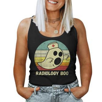 Vintage Halloween Ghost Radiology Boo Nurse Nursing Medical Halloween Women Tank Top | Mazezy