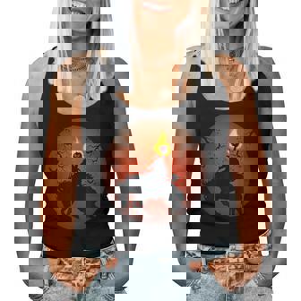 Vintage Headless Horseman Vintage Silhouette Women Tank Top | Mazezy