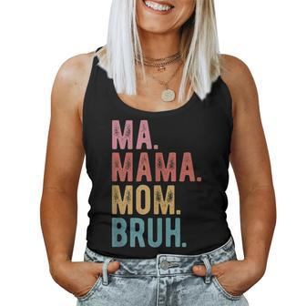 Vintage Ma Mama Mom Bruh Mother Mommy Retro Women Tank Top Basic Casual Daily Weekend Graphic - Thegiftio UK