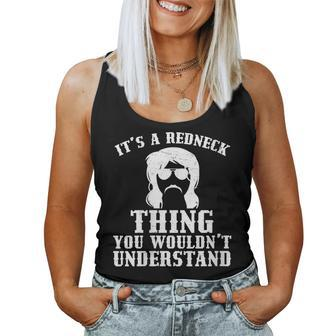 Vintage Redneck Thing You Wouldnt Understand Mullet Pride Women Tank Top | Mazezy