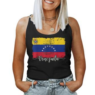 Vintage Venezuela Flag Men Women Kids Venezuela Country Women Tank Top | Mazezy DE
