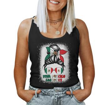 Viva Mexico Cabrones Cinco De Mayo Mexican Flag Pride Women Tank Top - Monsterry UK