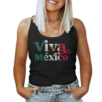 Viva Mexico Mexican Flag Mexican Independence Day Women Tank Top | Mazezy