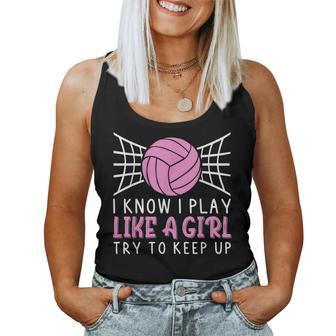 Volleyball For Women Girls Volleyball Player Women Tank Top | Mazezy
