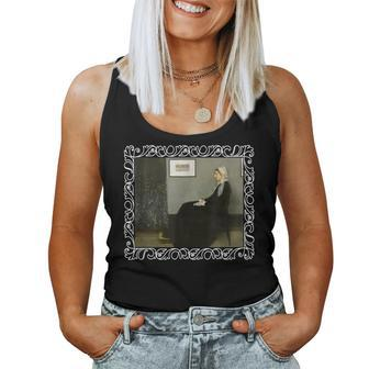 Whistlers Mother Arrangement In Grey And Black Women Tank Top | Mazezy