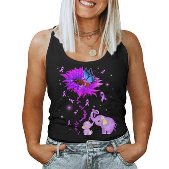 I Will Remember For You Elephant Flower Alzheimers Awareness Women Tank Top - Monsterry CA
