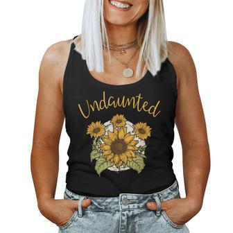 Woman Power Undaunted Empowerment Quote Feminist Equal Right Women Tank Top | Mazezy