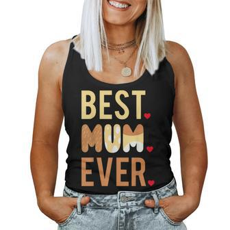 Women Mom Mothers Day Best Mom Ever Women Tank Top Weekend Graphic - Seseable