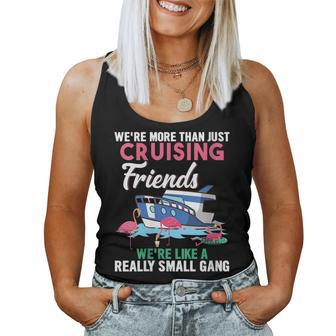 Womens Were More Than Just Cruising Friends Were Like Small Gang Women Tank Top Basic Casual Daily Weekend Graphic - Thegiftio UK
