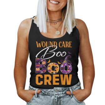 Wound Care Boo Boo Crew Doctor Nurse Halloween Women Tank Top - Seseable