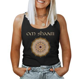 Yoga Teacher Om Shanti Reiki Holistic Healer Women Tank Top | Mazezy