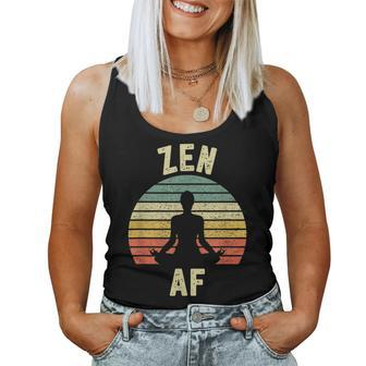 Zen Af Retro Yoga Cute For Women Women Tank Top | Mazezy CA