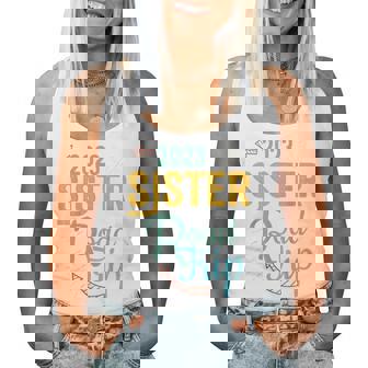 2023 Sister Road Trip Vacation Girls Matching Retro Vintage Women Tank Top Basic Casual Daily Weekend Graphic | Seseable UK