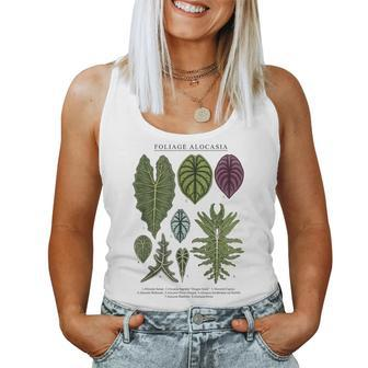 Alocasia Foliage Plants Aroid Lover Anthurium Women Tank Top | Mazezy