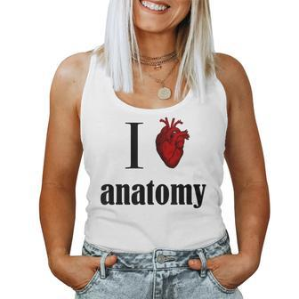 Anatomy I Love T Anatomist Physiology Teacher Mri Women Tank Top | Mazezy