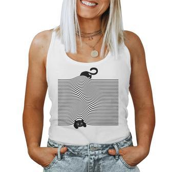 Black Cat Under The Blanket Cats Mom Cats Dad Women Tank Top | Mazezy AU