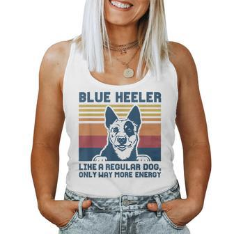Blue Heeler Gift Men Women Way More Energy Cattle Dog Owner Women Tank Top Basic Casual Daily Weekend Graphic - Thegiftio UK