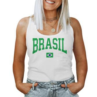 Brazil T Women Men Kids Brasil Brazilian Flag Brazil Women Tank Top | Mazezy