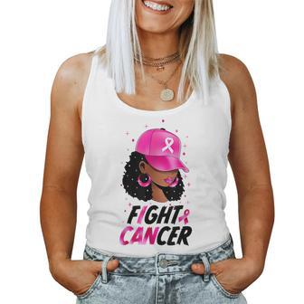 Breast Cancer African American Black Warrior Support Women Tank Top