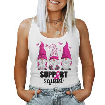Breast Cancer Awareness For Support Squad Gnomes Women Tank Top - Monsterry AU