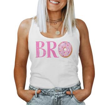 Brother Of The Sweet One Birthday - Donut Girl 1St Birthday Women Tank Top Weekend Graphic - Seseable