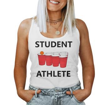 College Student Beer Party Drunk Drinking Alcohol Women Tank Top | Mazezy