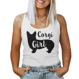 Corgi Girl T Dog Lover Pet Owner Women Women Tank Top | Mazezy