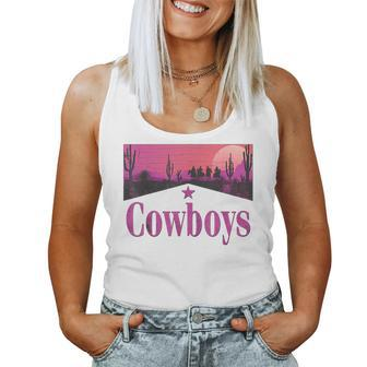 Cowboy Killer Western Rodeo Horse Cactus Cactus Women Tank Top | Mazezy