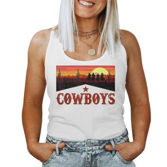 Cowboys Cowboy Killer Western Cactus Cactus Women Tank Top | Mazezy