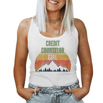 Credit Counselor For Women Credit Counselor Guy Women Tank Top | Mazezy