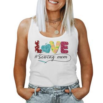 Cute Sewing Machine Day Love Sewing Mom Great Women Tank Top | Mazezy