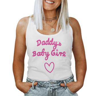 Daddy's Baby Girl T Cute Women's Ddlg Pajama Women Tank Top | Mazezy