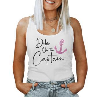 Dibs On The Captain Women Tank Top Basic Casual Daily Weekend Graphic - Seseable