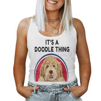 Dog Lover Its A Doodle Thing Novelty Labradoodle Women Tank Top | Mazezy
