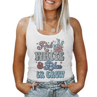 Er Nurse 4Th Of July Red White Blue Er Ed Crew Emergency Women Tank Top Basic Casual Daily Weekend Graphic - Seseable