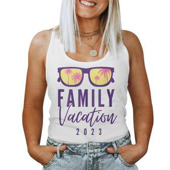 Family Vacation 2023 Beach Party Summer Vacation 2023 Women Tank Top | Mazezy