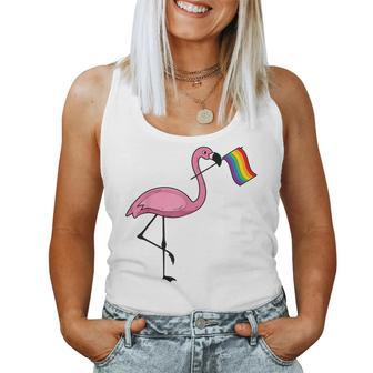 Flamingo Lgbt Flag Cool Gay Rights Supporters Women Tank Top | Mazezy