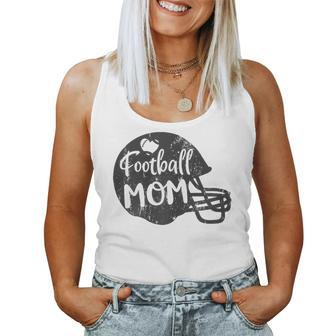 Football Mom American Football Proud Supportive Mom Women Tank Top | Mazezy