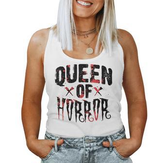 Horror Movie Scary Queen Of Horror Mother's Day Mother's Day Women Tank Top | Mazezy