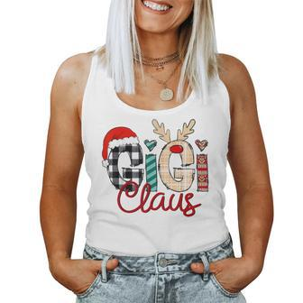 Gigi Claus Reindeer Christmas Women Tank Top - Seseable
