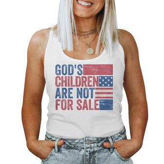Gods Children Are Not For Sale Quote Gods Children Women Tank Top | Mazezy