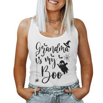 Grandma Is My Boo Scary Halloween Spooky Women Tank Top | Mazezy UK