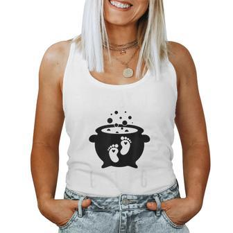 Halloween Pregnancy Announcement For A Baby Is Brewing Women Tank Top - Seseable